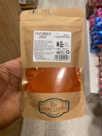 Toz Biber Acı 100 Gr